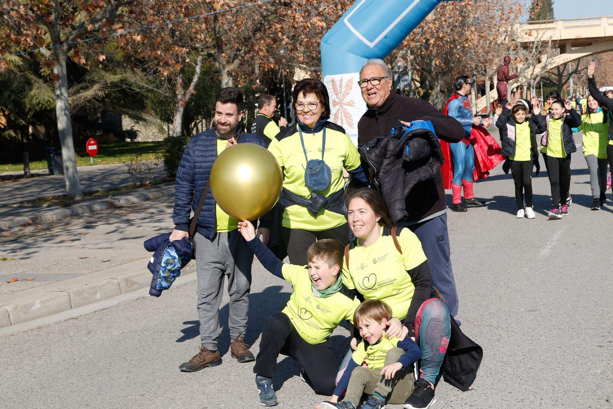 Imágenes de la X Carrera por la vida celebrada en Fraga. Foto AECC Bajo Cinca 