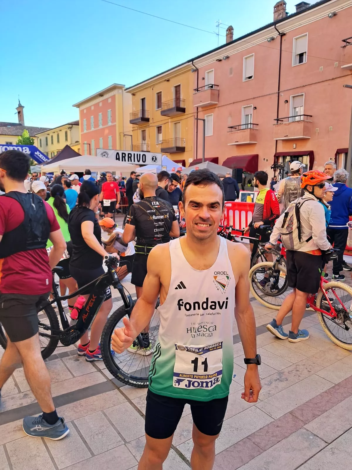 Alberto Puyuelo en los 50 kilómetros de Via Rogmana