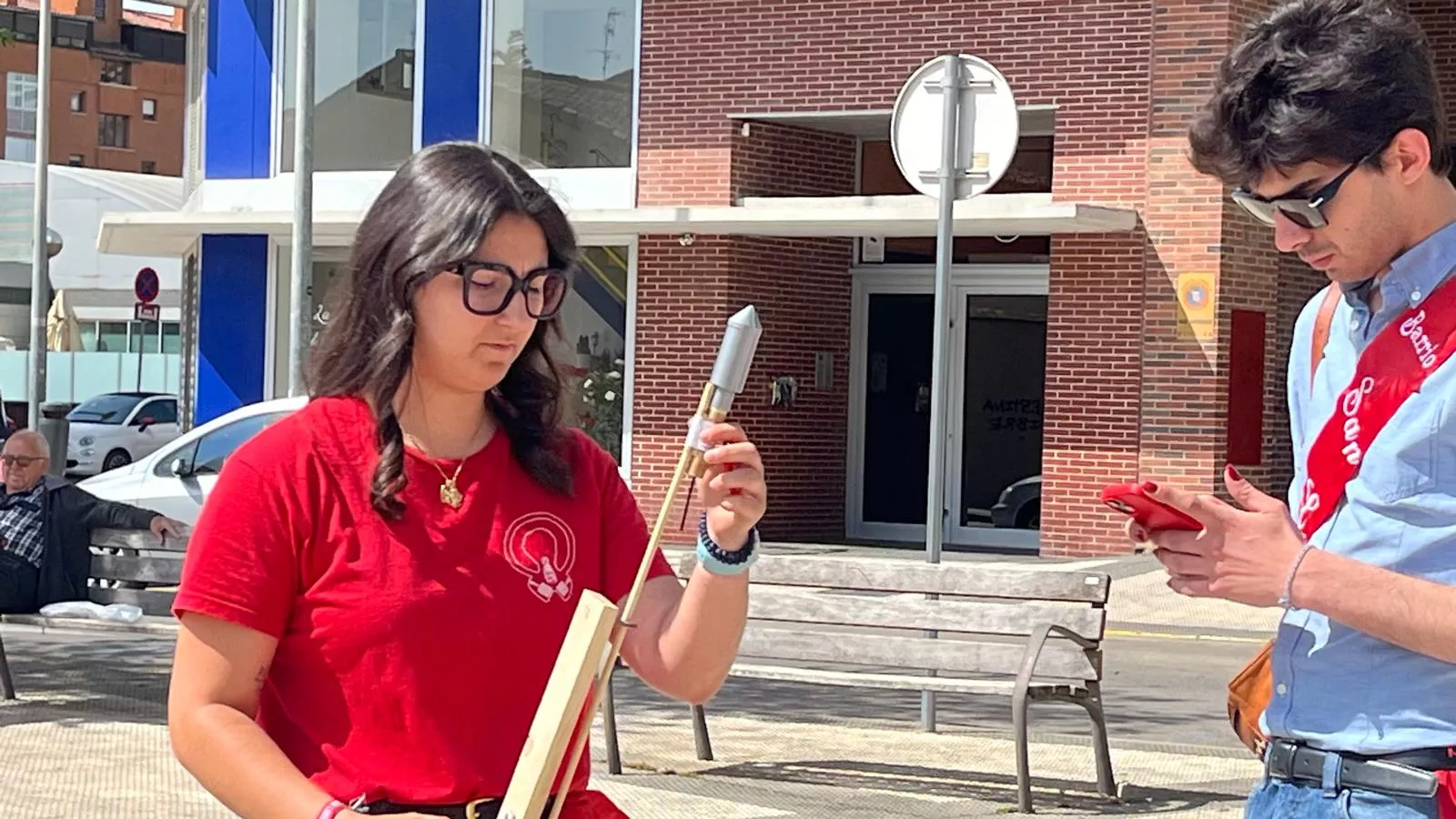 Arranque de las fiestas del Barrio de San Lorenzo de Huesca. Foto Mercedes Manterola