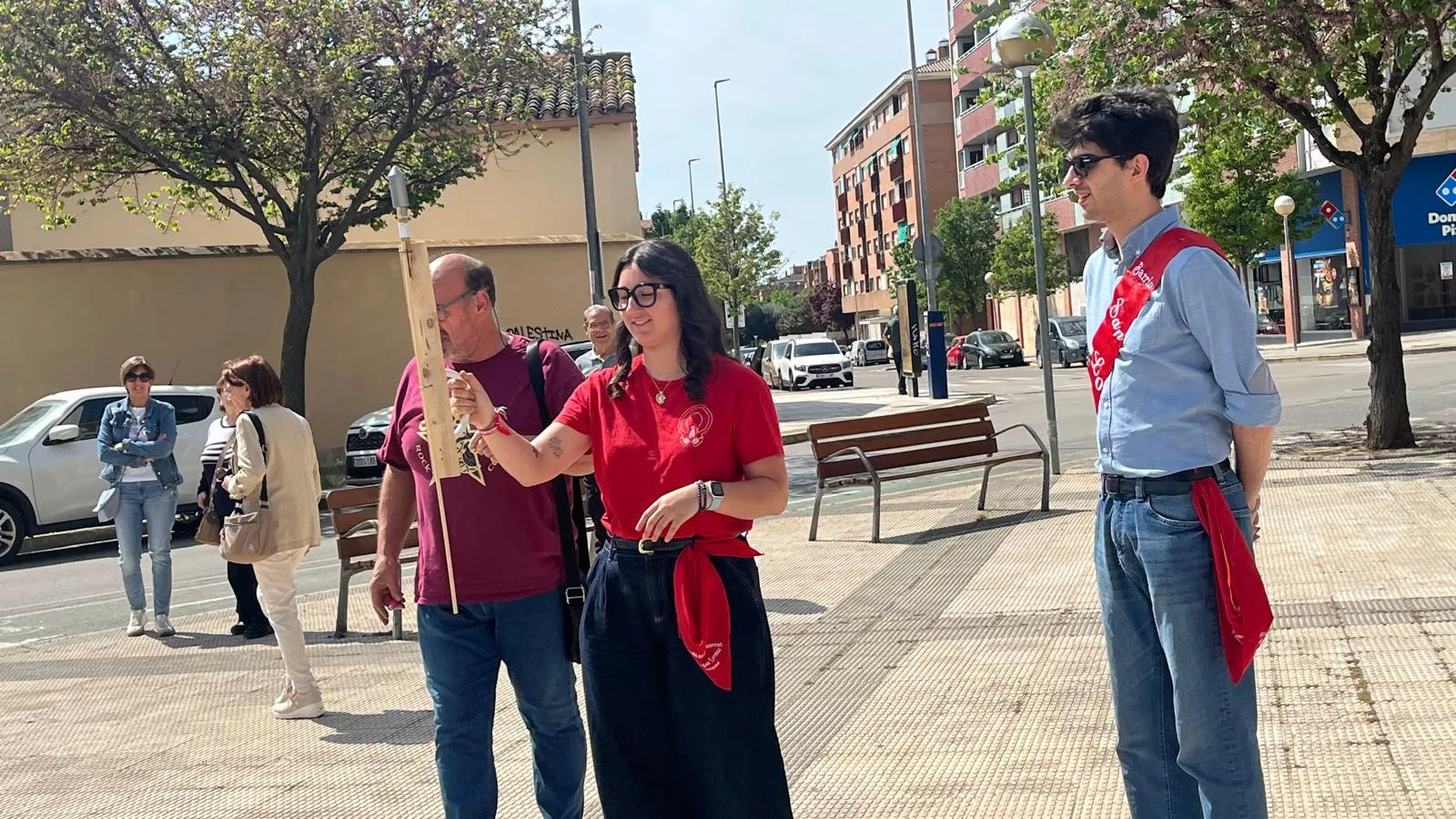 Arranque de las fiestas del Barrio de San Lorenzo de Huesca. Foto Mercedes Manterola