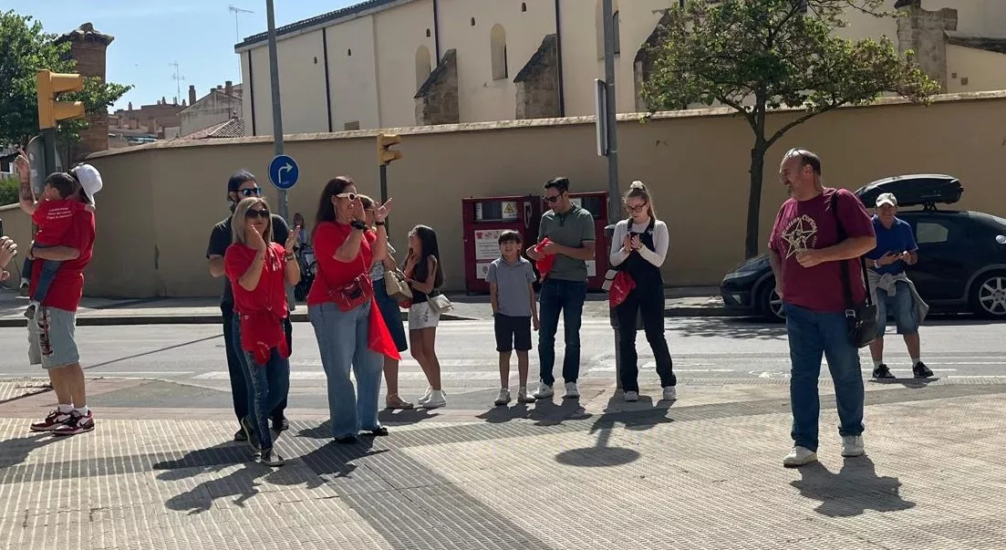 Arranque de las fiestas del Barrio de San Lorenzo de Huesca. Foto Mercedes Manterola