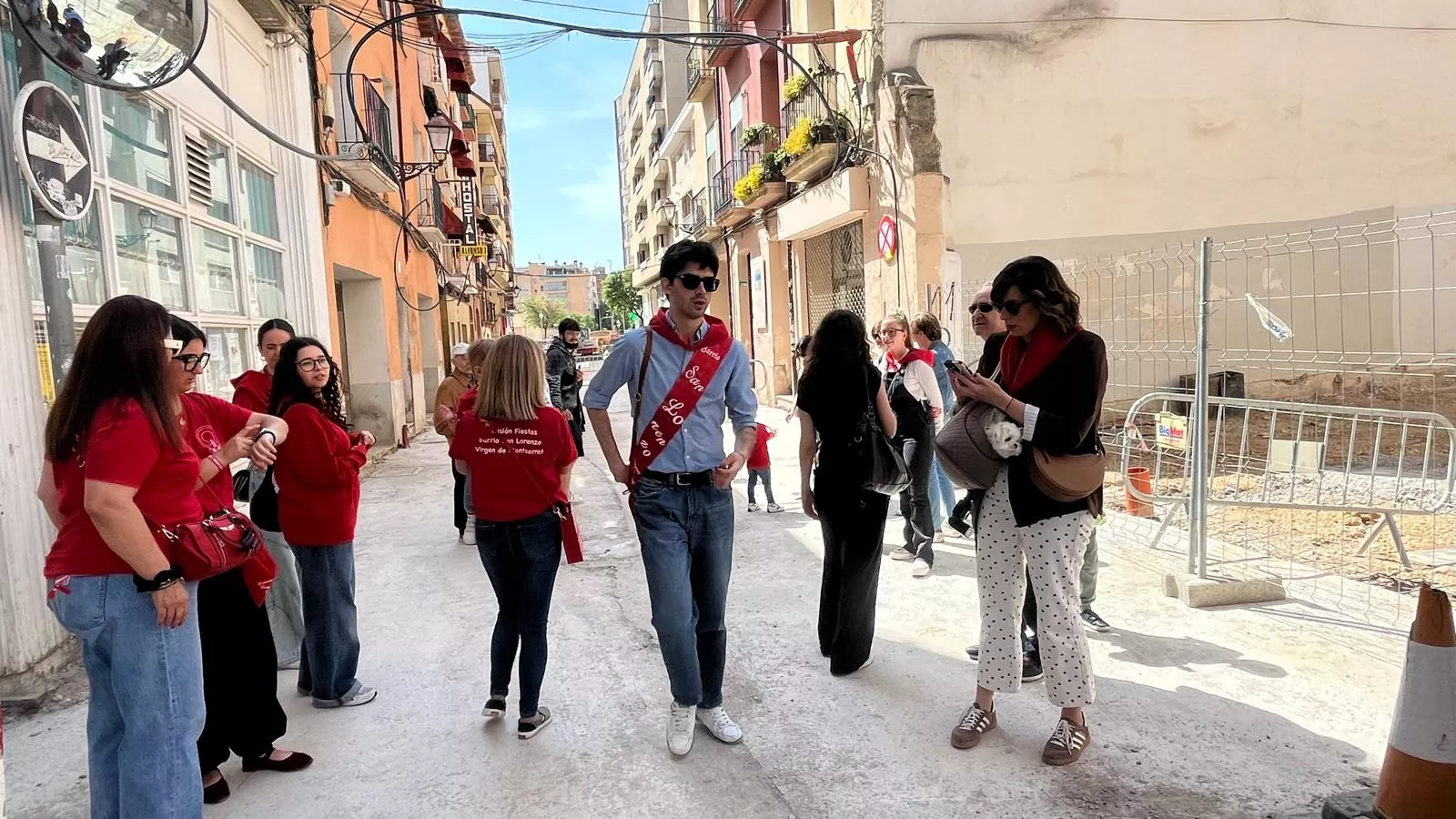 Arranque de las fiestas del Barrio de San Lorenzo de Huesca. Foto Mercedes Manterola
