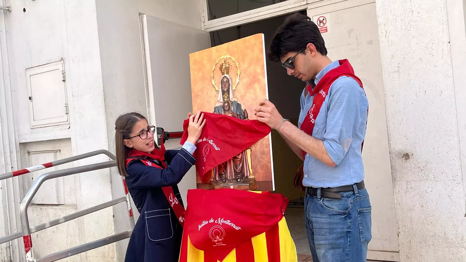 Arranque de las fiestas del Barrio de San Lorenzo de Huesca. Foto Mercedes Manterola