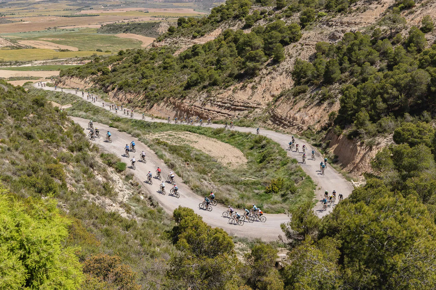 Monegros se ha lenado de ciclismo