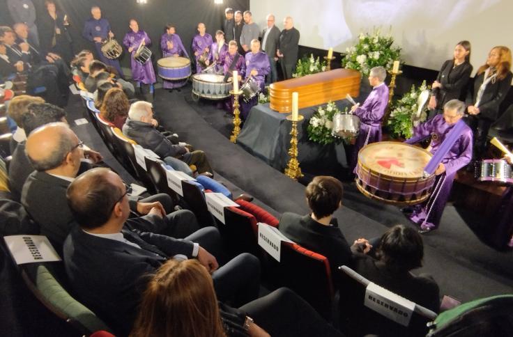 Capilla ardiente de Carlos Saura. Foto Gobierno de Aragón