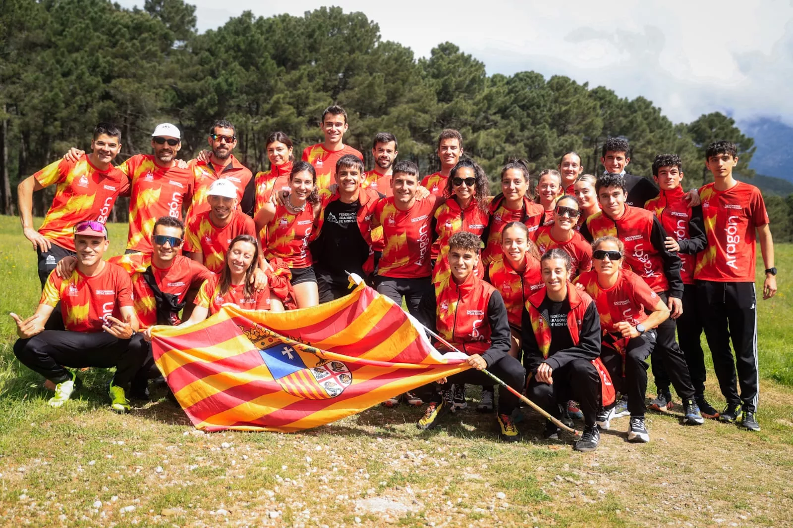 Equipo de Aragón. FOTO Guillermo Barreiro