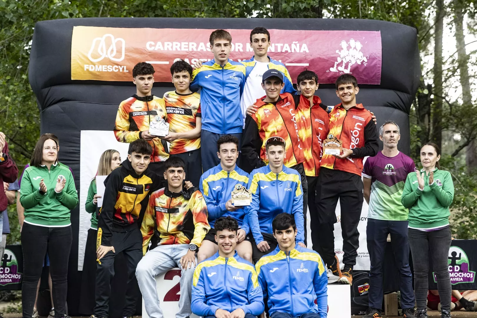 Equipo junior masculino. FOTO Guillermo Barreiro