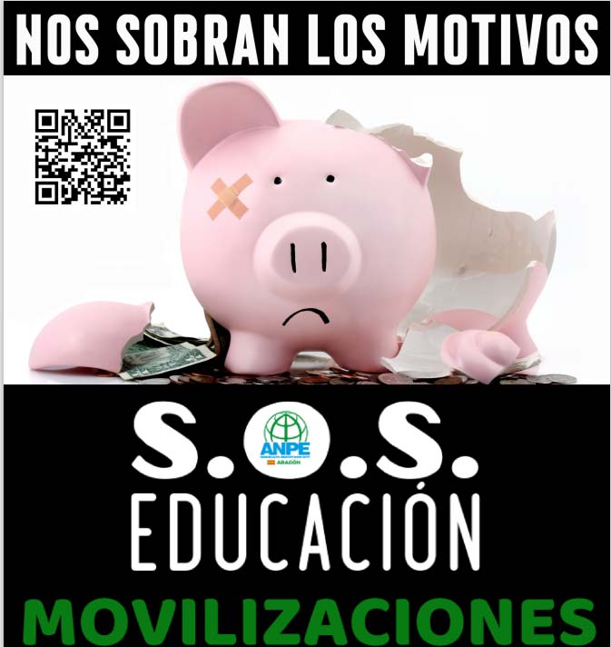 Cartel de la movilización de Anpe