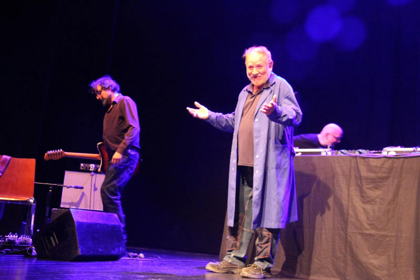 Concierto de Pablo Rega, junto a Fatfish y Justo Bagüeste. Foto Carlos Neofato