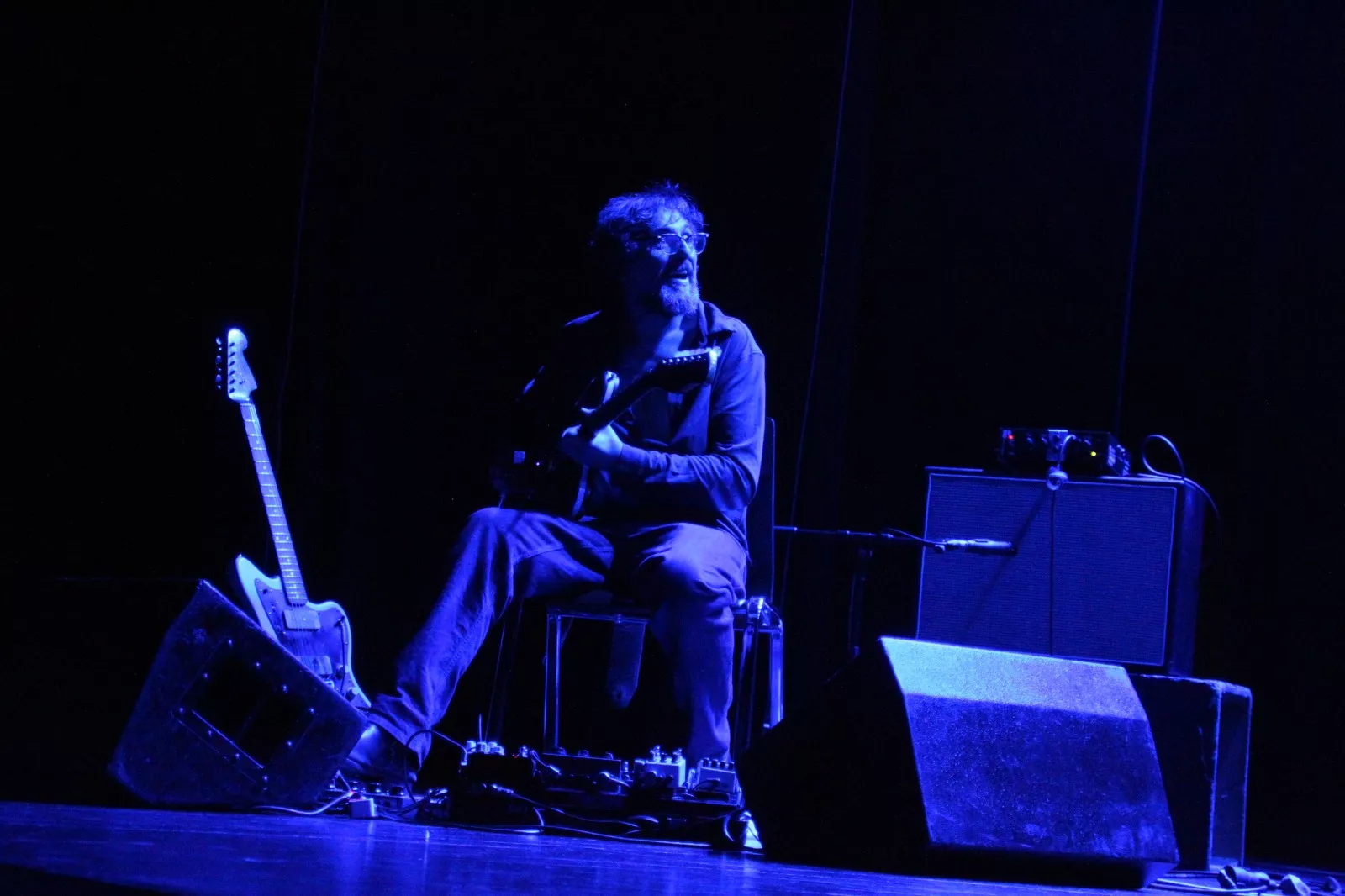 Concierto de Pablo Rega, junto a Fatfish y Justo Bagüeste. Foto Carlos Neofato