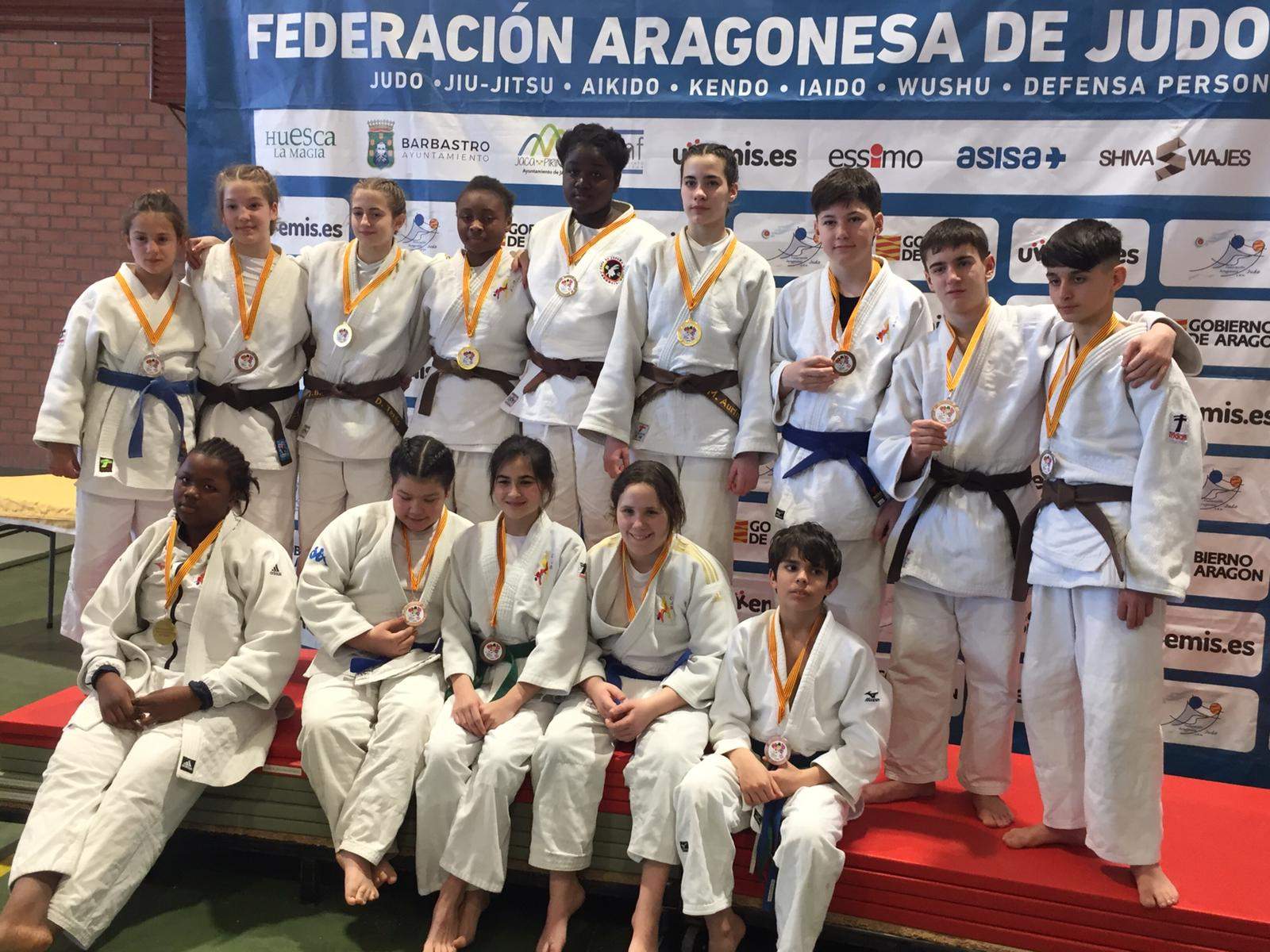 Imágenes del Campeonato de Aragón de Judo. Infantiles Club Judo Binéfar