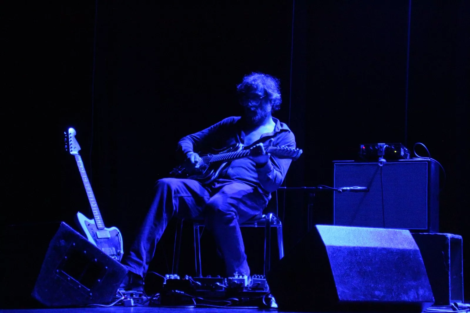 Concierto de Pablo Rega, junto a Fatfish y Justo Bagüeste. Foto Carlos Neofato