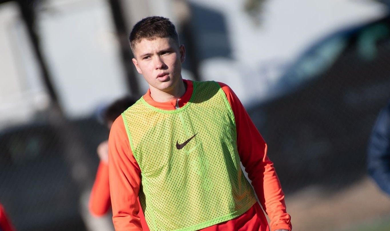 Diego Aznar, pichichi del filial del Huesca.