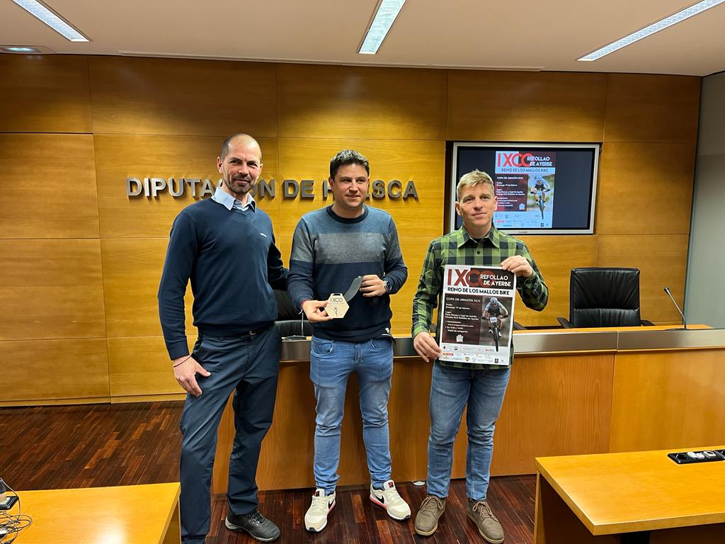 Presentación del I XCO Refollao de Ayerbe en la DPH. Foto: A. Mora