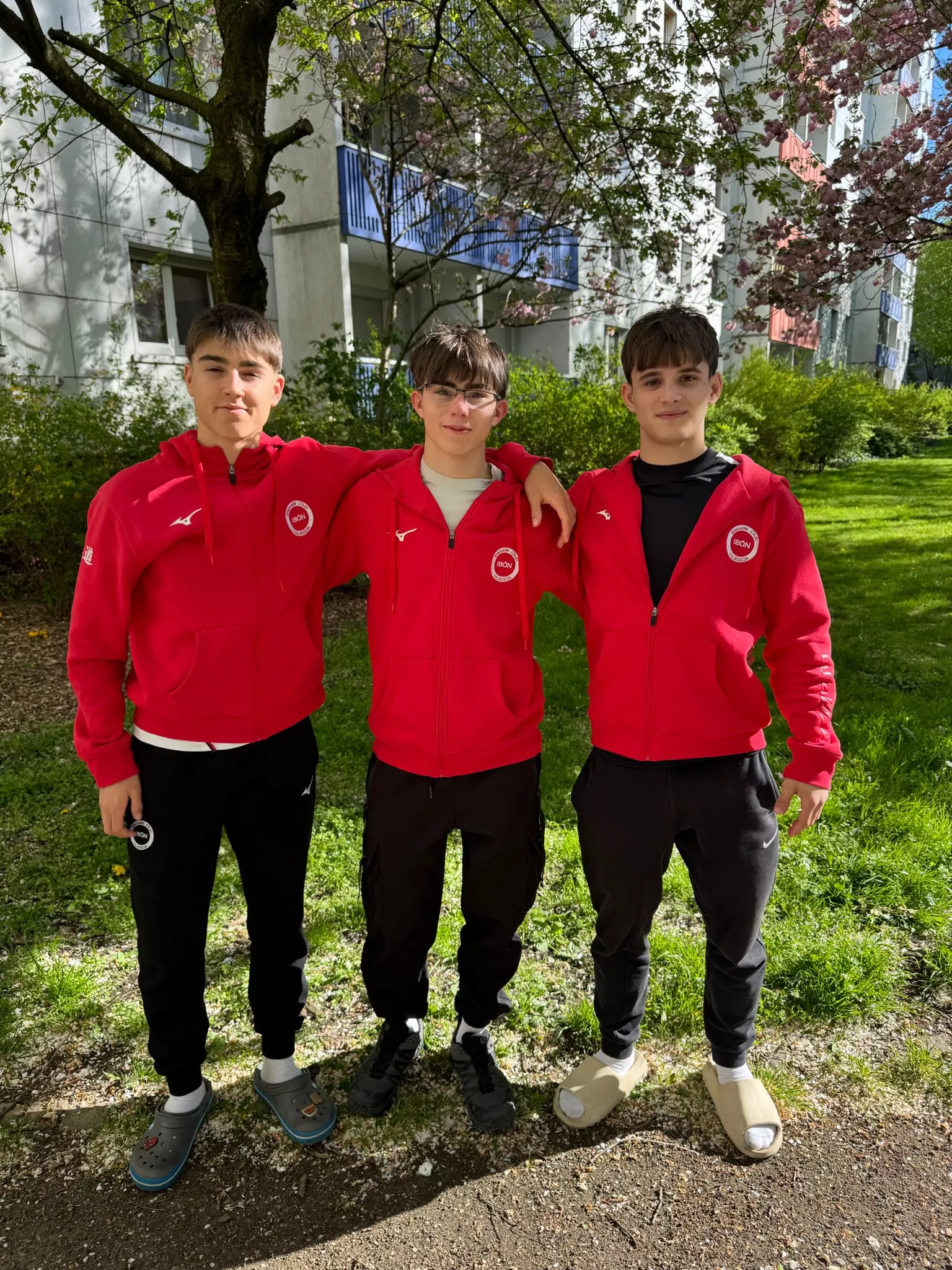 Judocas de la Escuela Ibón en Berlín.