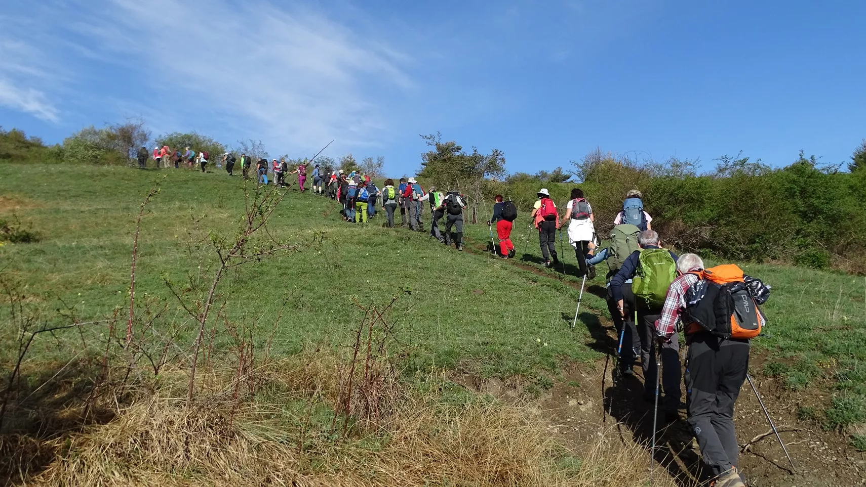 Saliendo de Sallent. Foto Alfredo Zazo