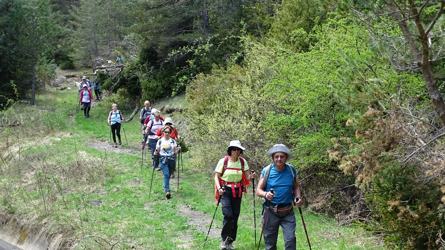 Llegando a la pista de Tramacastilla. Foto Alfredo Zazo