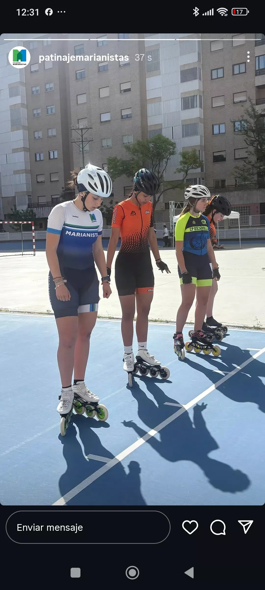 Osca Roller en el Campeonato de Aragón de patinaje de velocidad