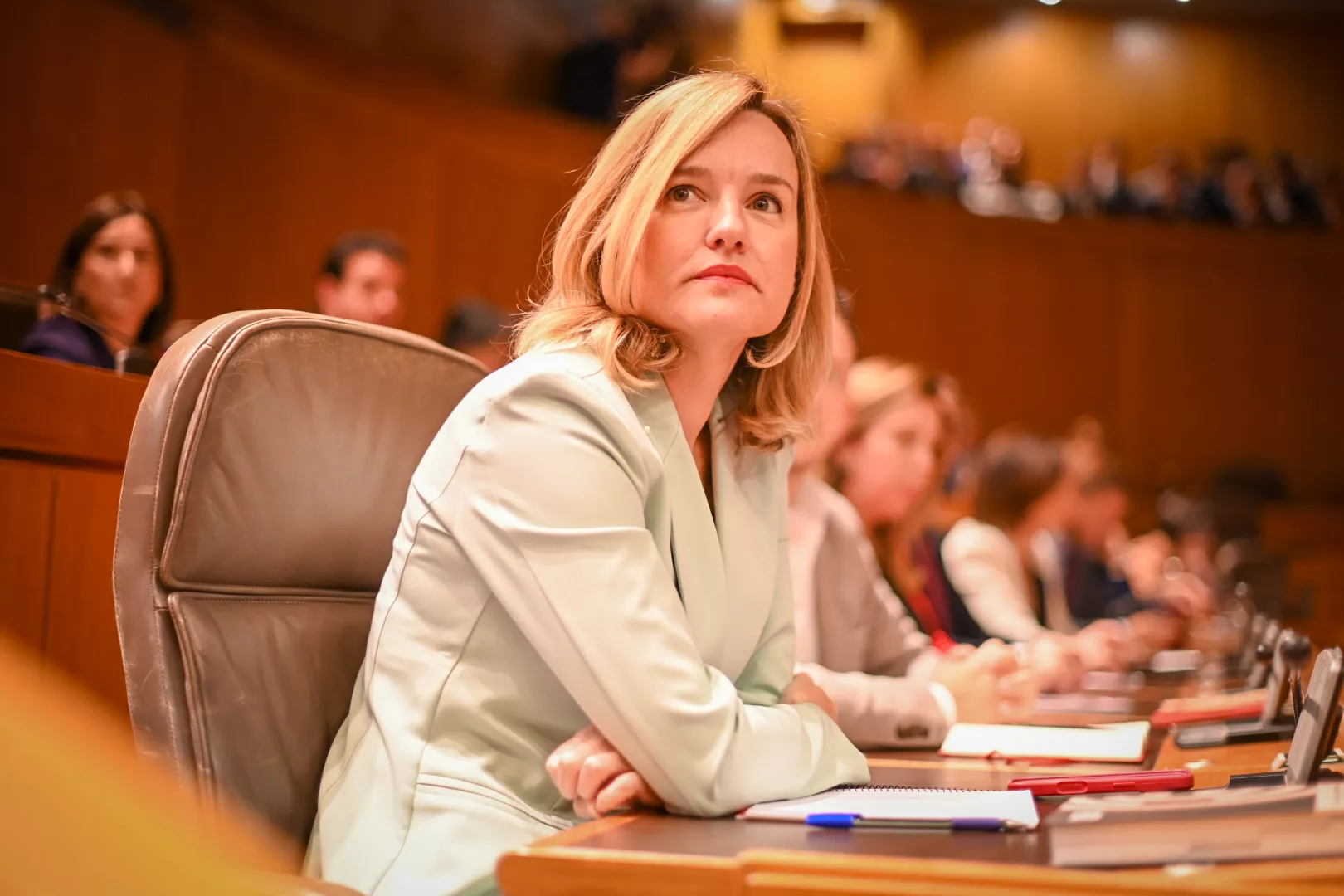 La portavoz del PSOE en las Cortes de Aragón, Pilar Alegría.