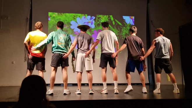 Día de la Danza en la Facultad de Ciencias de la Salud y del Deporte. Foto Myriam Martínez