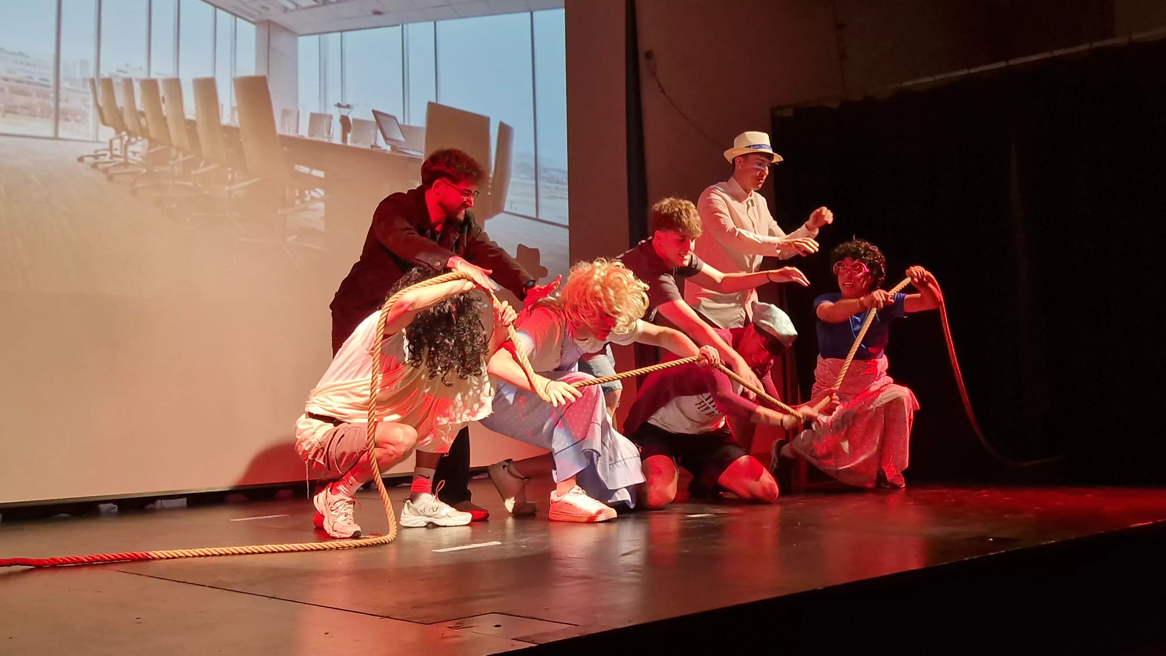 Día de la Danza en la Facultad de Ciencias de la Salud y del Deporte. Foto Myriam Martínez