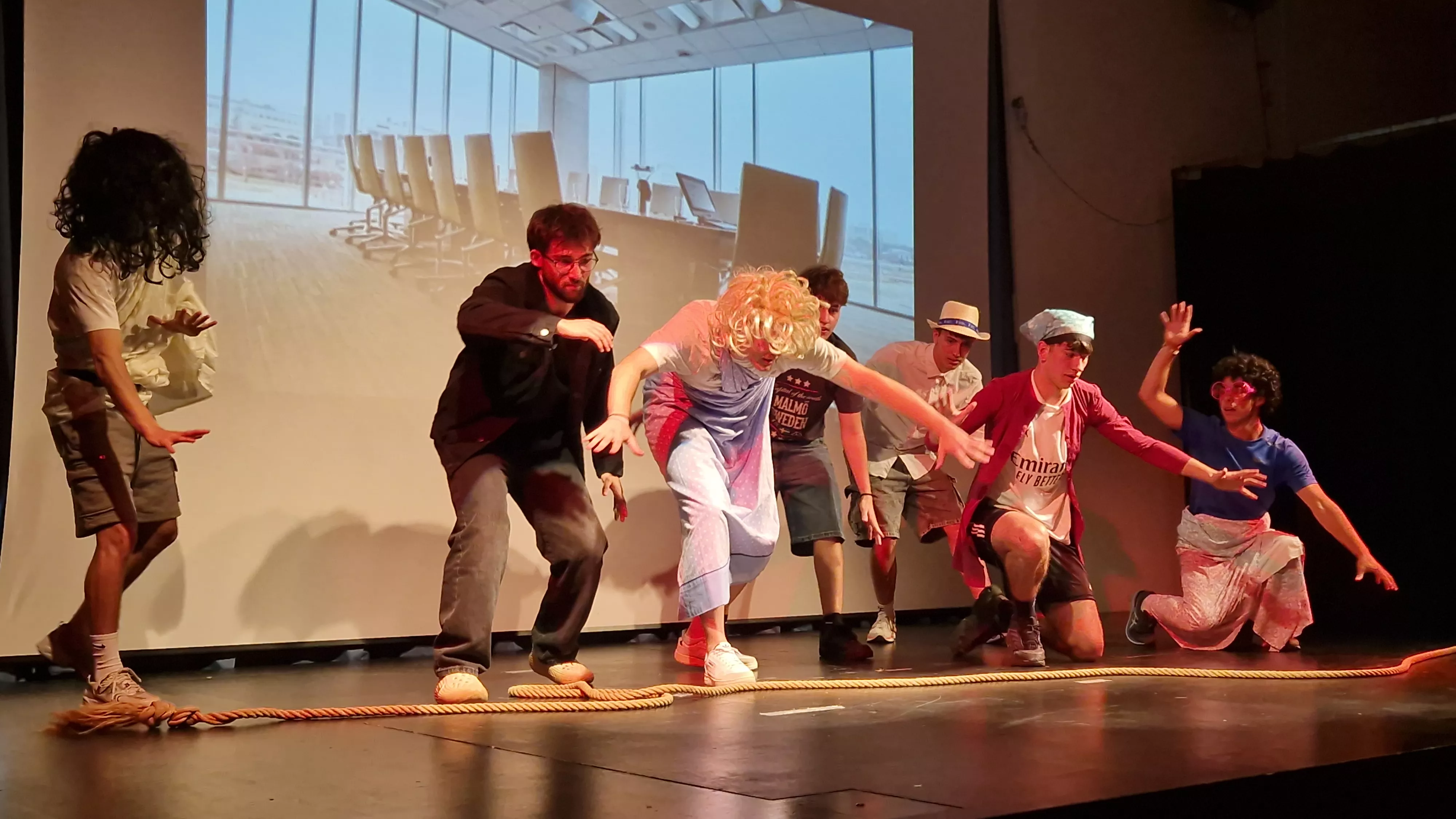 Día de la Danza en la Facultad de Ciencias de la Salud y del Deporte. Foto Myriam Martínez