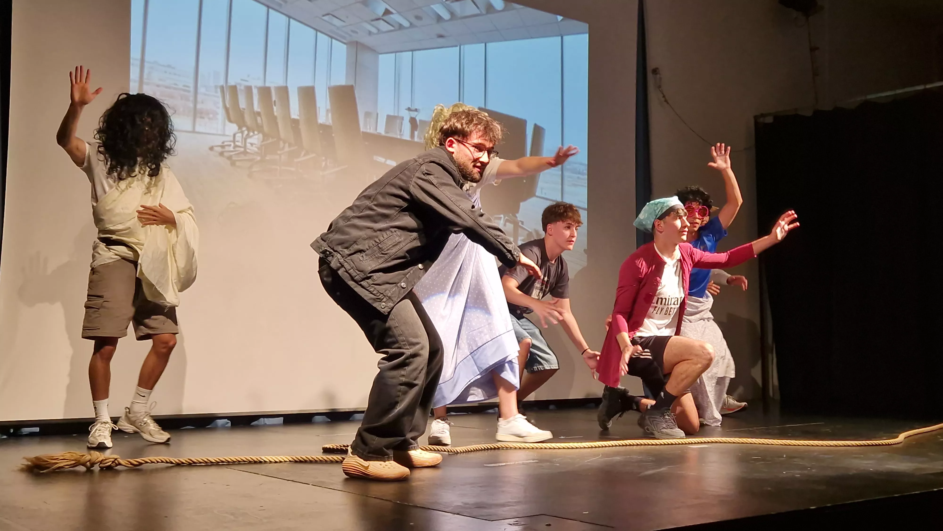 Día de la Danza en la Facultad de Ciencias de la Salud y del Deporte. Foto Myriam Martínez