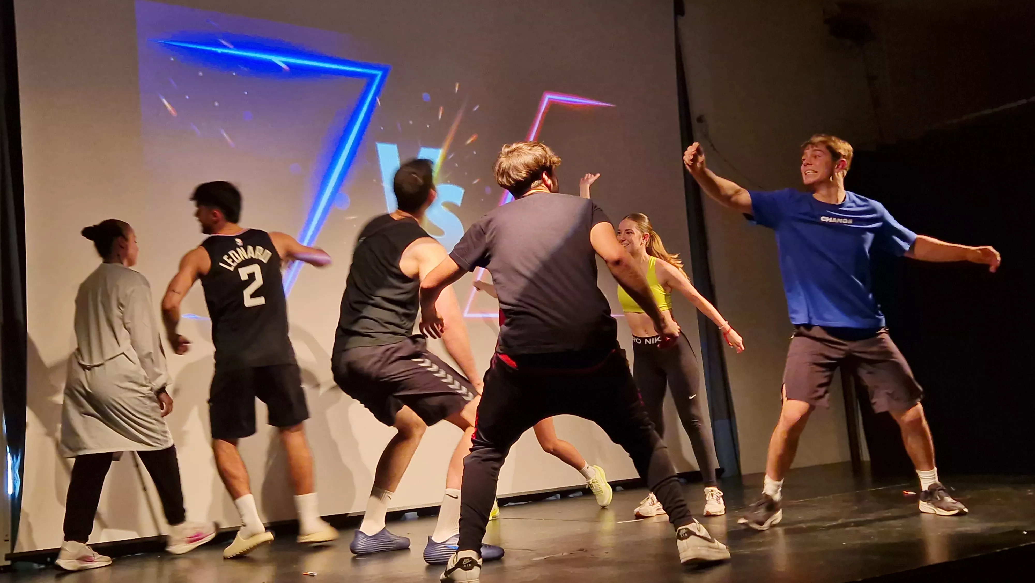 Día de la Danza en la Facultad de Ciencias de la Salud y del Deporte. Foto Myriam Martínez