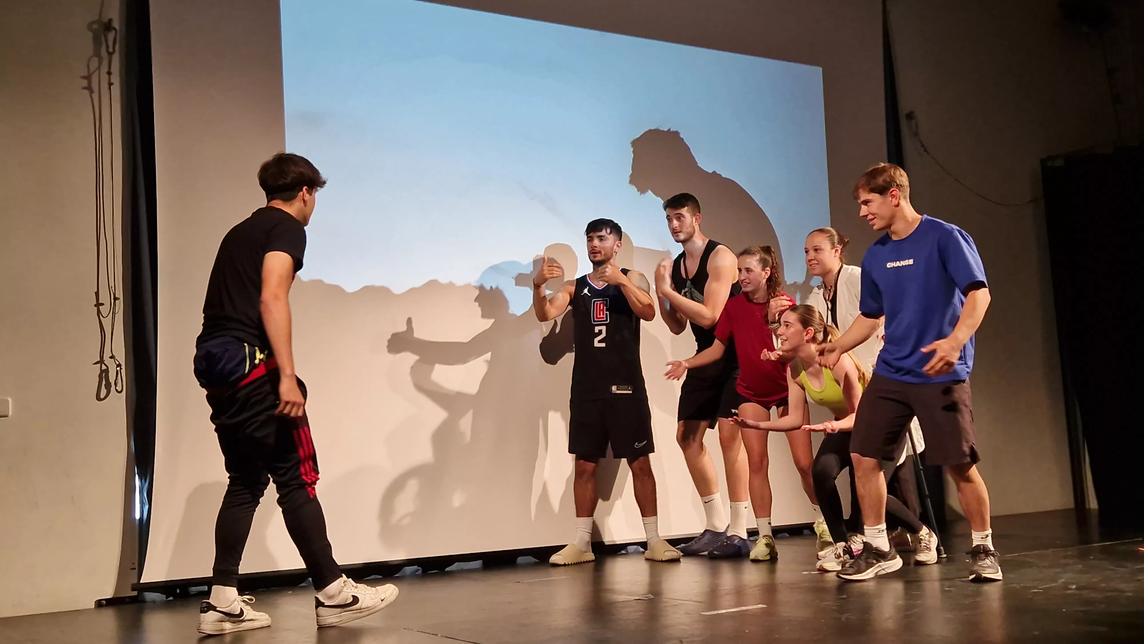 Día de la Danza en la Facultad de Ciencias de la Salud y del Deporte. Foto Myriam Martínez