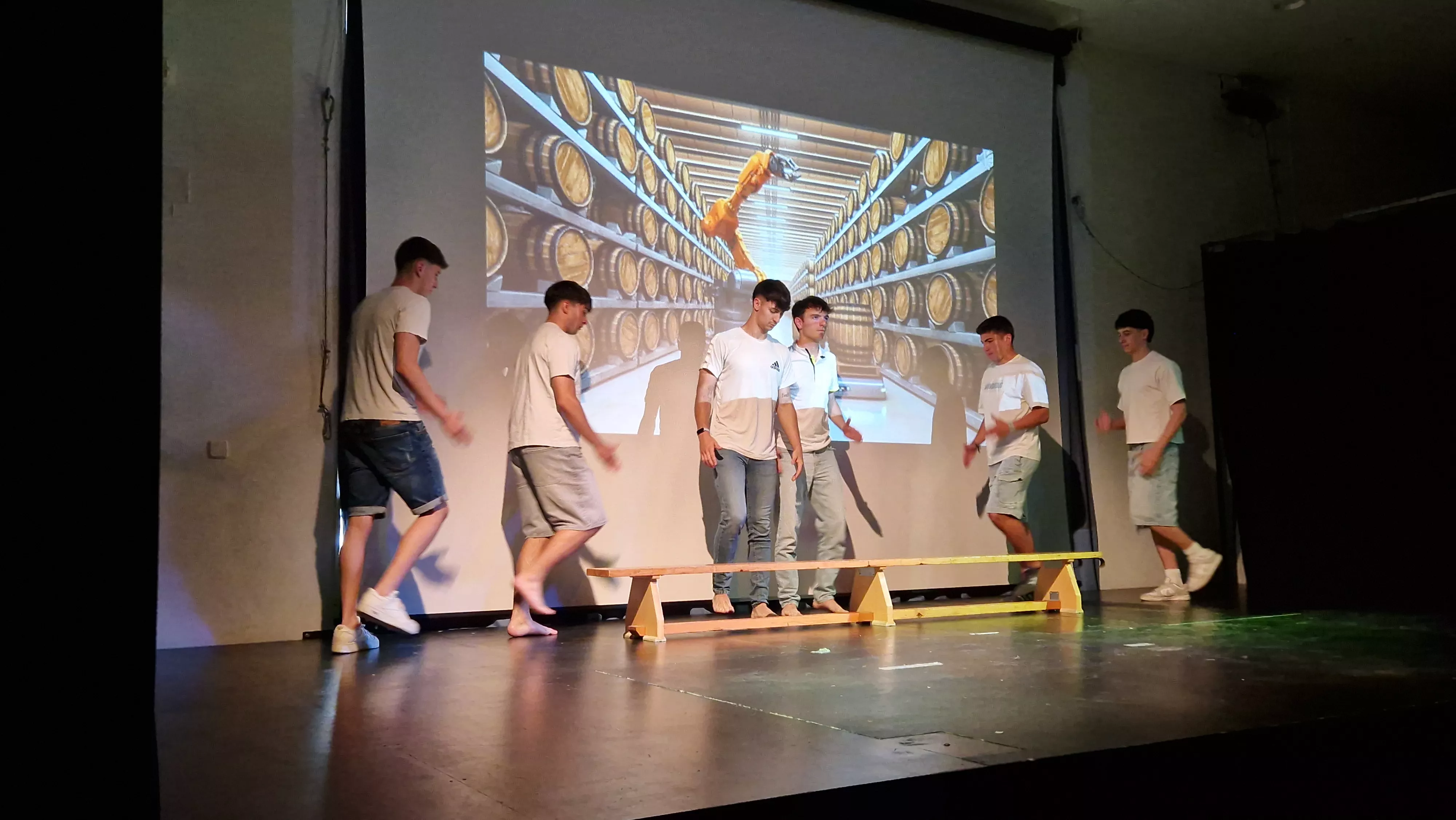 Día de la Danza en la Facultad de Ciencias de la Salud y del Deporte. Foto Myriam Martínez