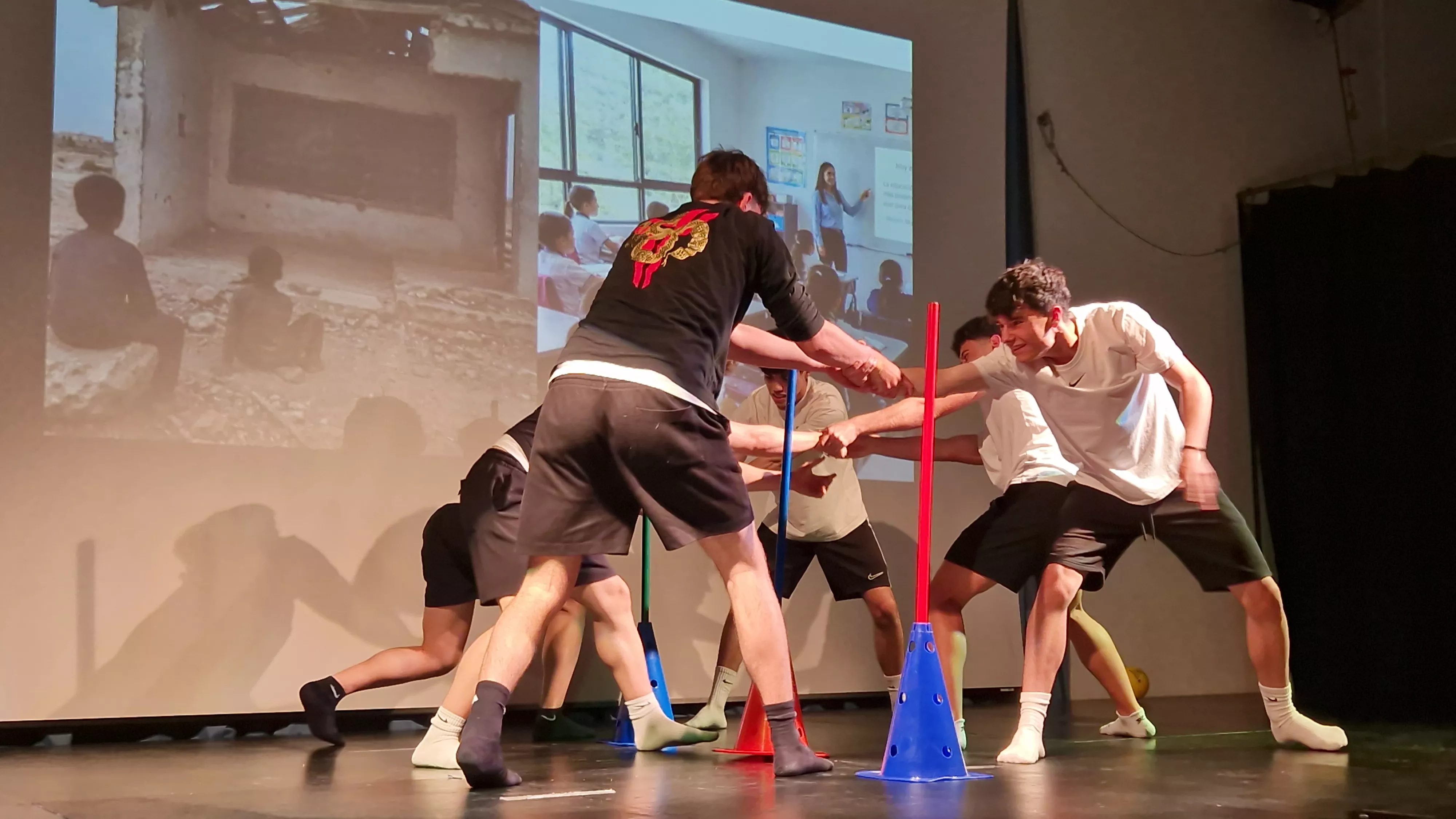 Día de la Danza en la Facultad de Ciencias de la Salud y del Deporte. Foto Myriam Martínez