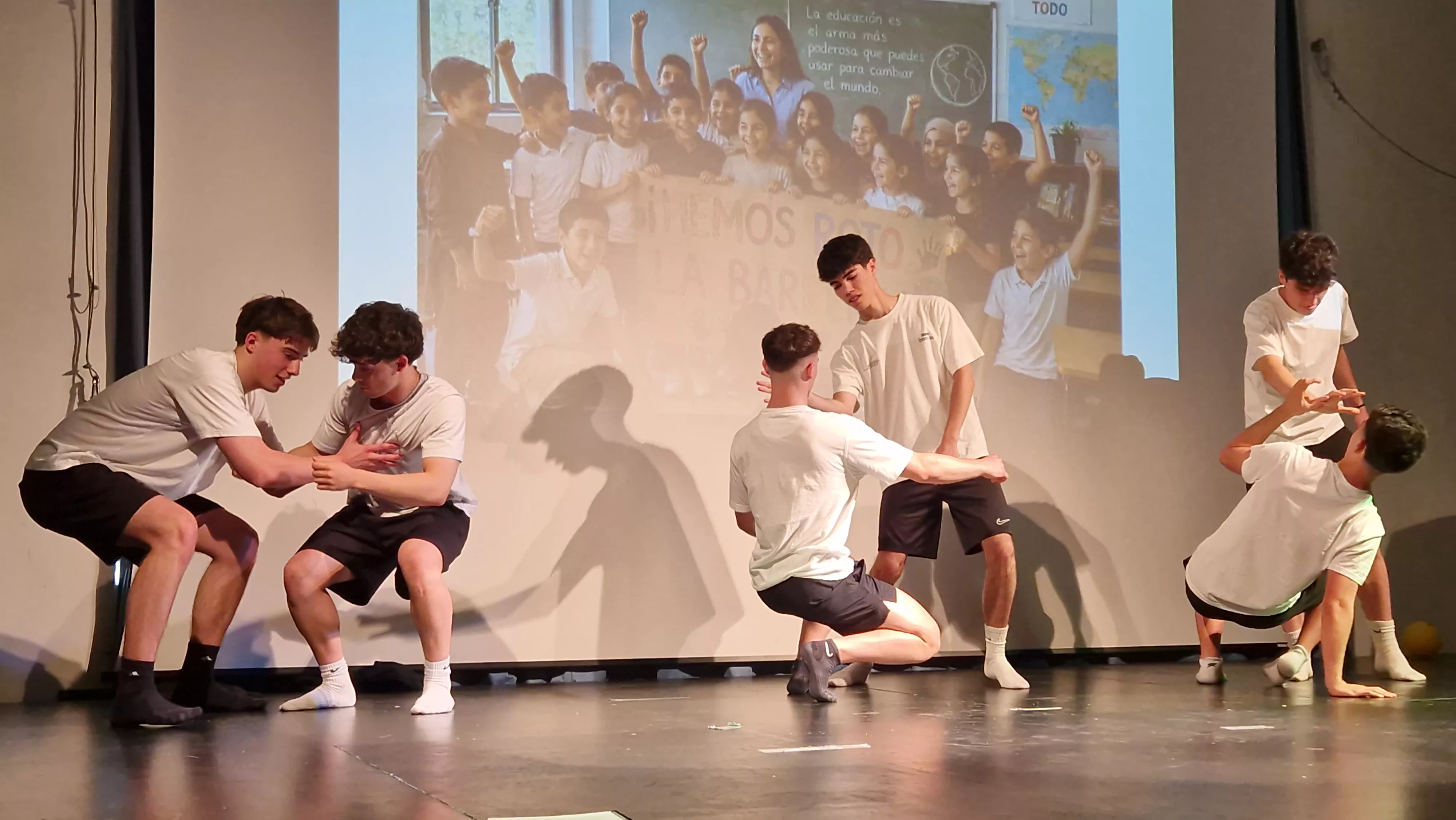 Día de la Danza en la Facultad de Ciencias de la Salud y del Deporte. Foto Myriam Martínez