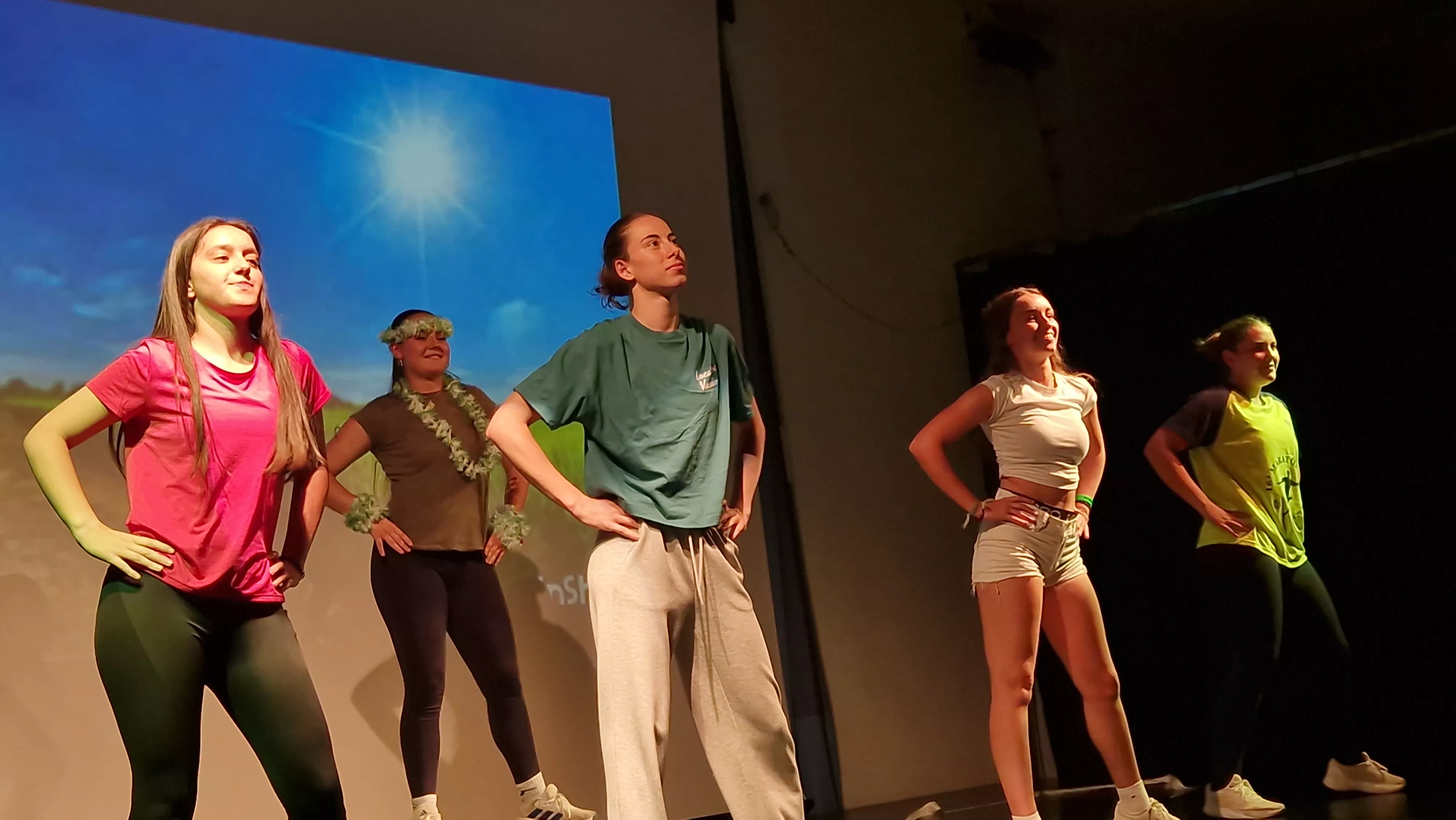 Día de la Danza en la Facultad de Ciencias de la Salud y del Deporte. Foto Myriam Martínez