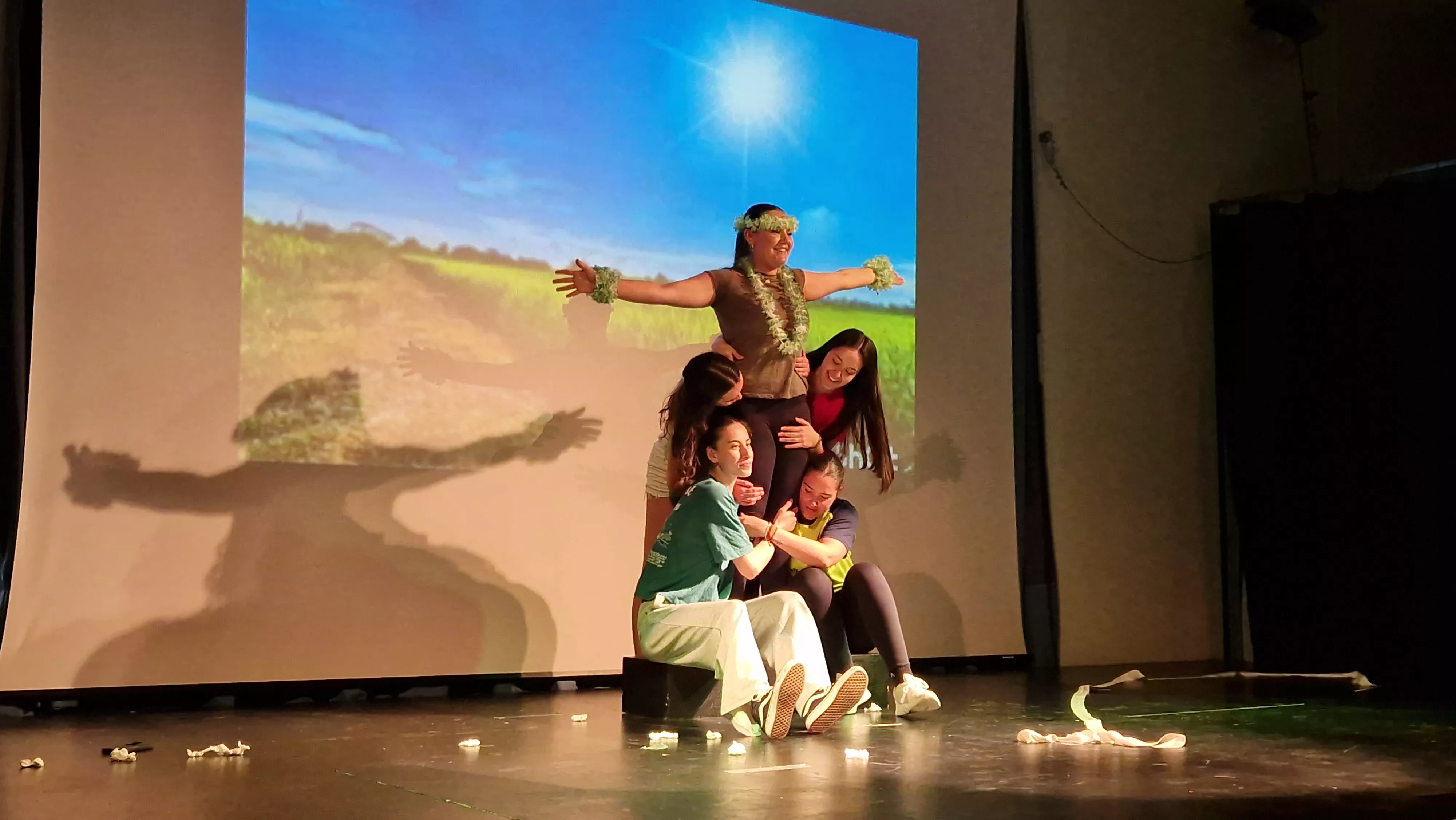 Día de la Danza en la Facultad de Ciencias de la Salud y del Deporte. Foto Myriam Martínez
