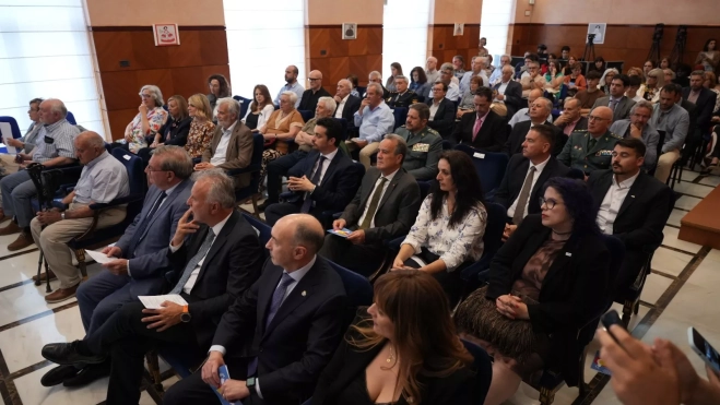 Asistentes al acto celebrado en Zaragoza.