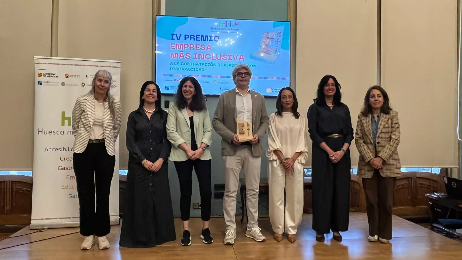 Entrega del premio Empresa más inclusiva a Cabrero e Hijos. Fotos Mercedes Manterola