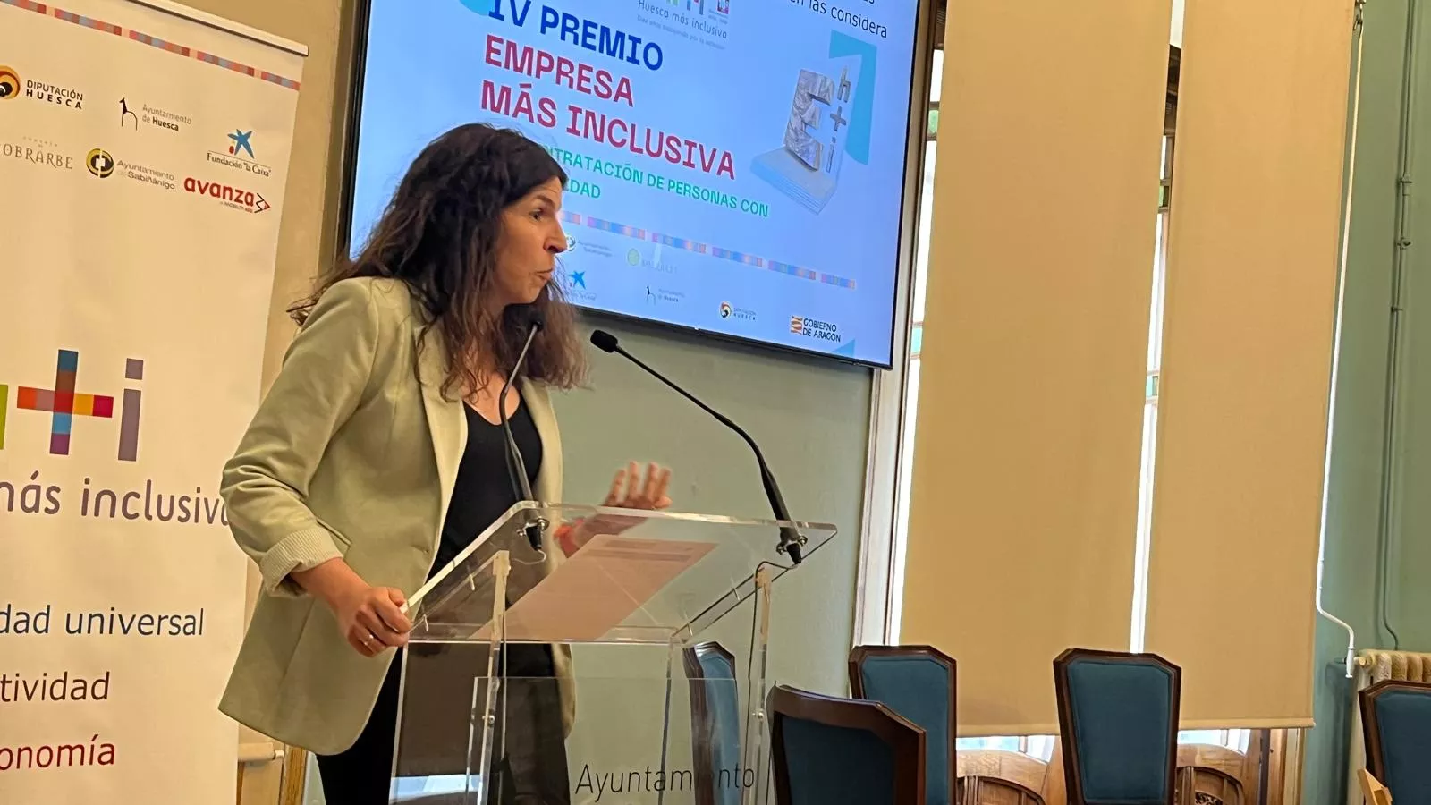 Entrega del premio Empresa más inclusiva a Cabrero e Hijos. Fotos Mercedes Manterola