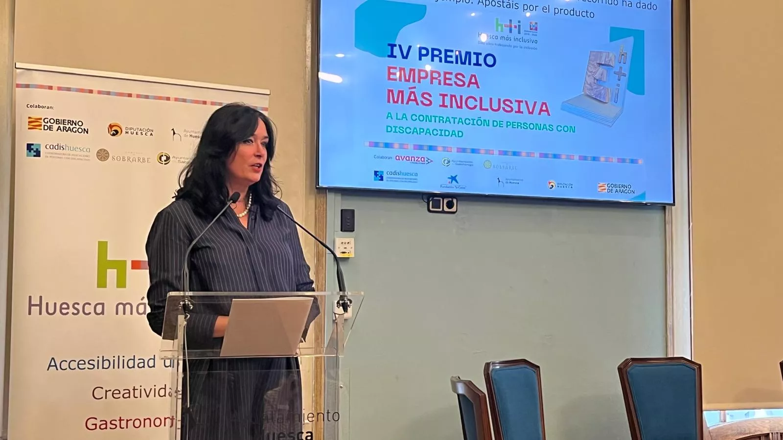 Entrega del premio Empresa más inclusiva a Cabrero e Hijos. Fotos Mercedes Manterola