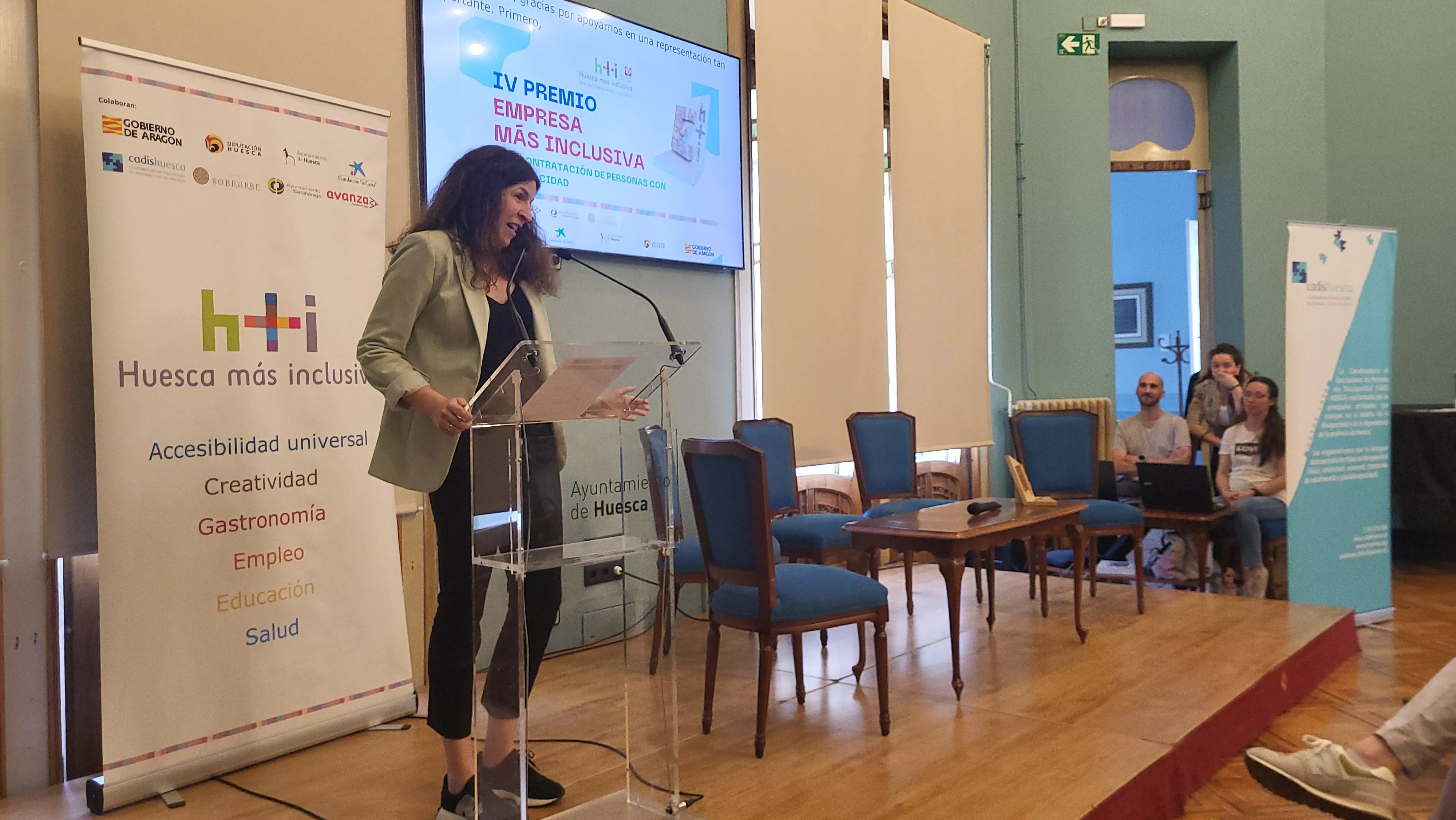 Entrega del premio Empresa más inclusiva a Cabrero e Hijos. Fotos Mercedes Manterola