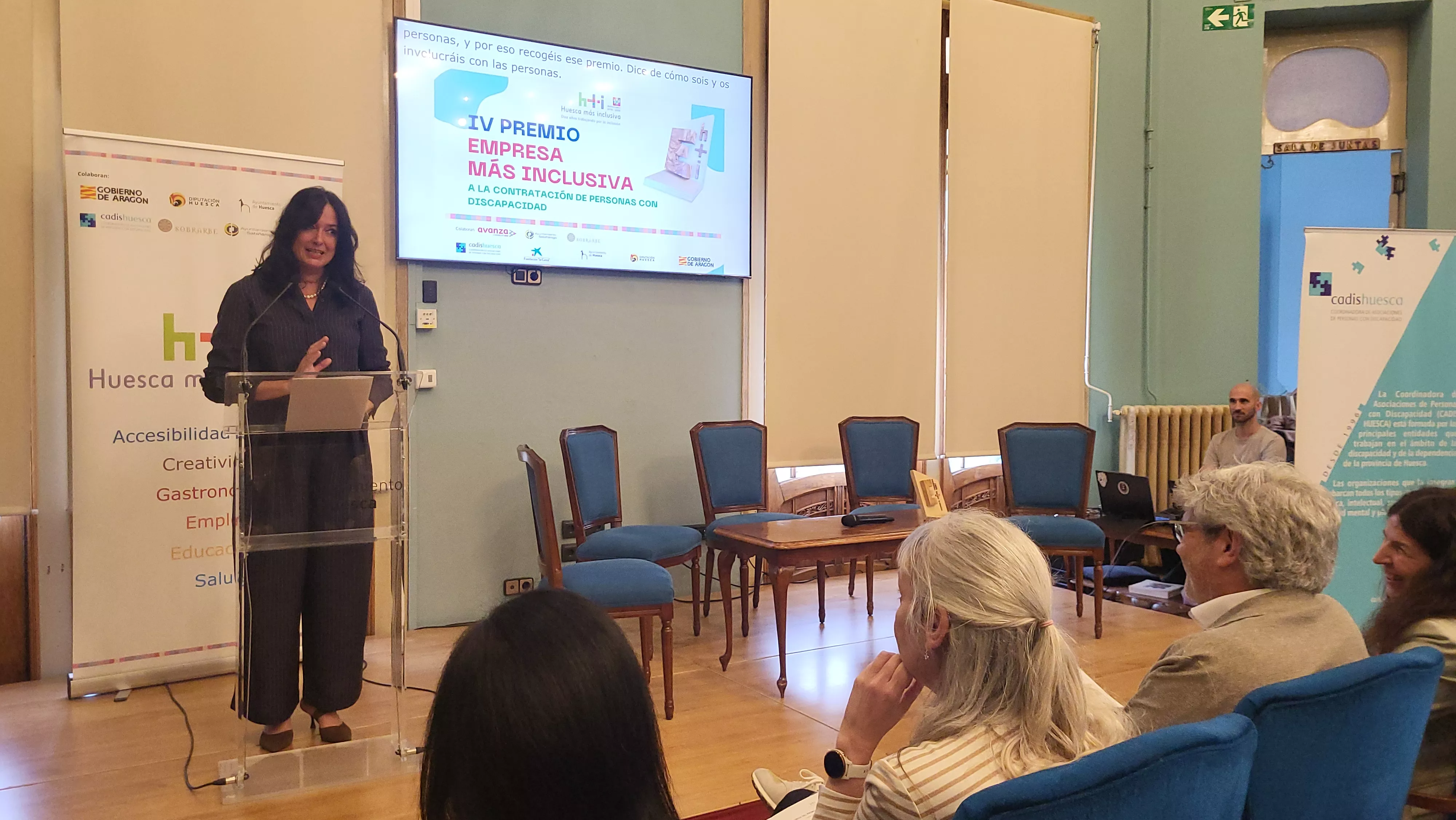 Entrega del premio Empresa más inclusiva a Cabrero e Hijos. Fotos Mercedes Manterola