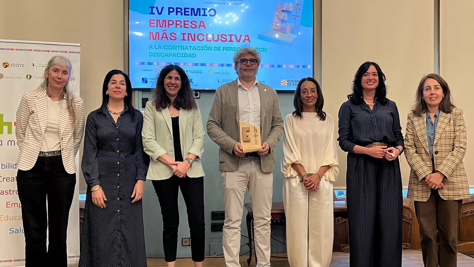Entrega del premio Empresa más inclusiva a Cabrero e Hijos. Fotos Mercedes Manterola