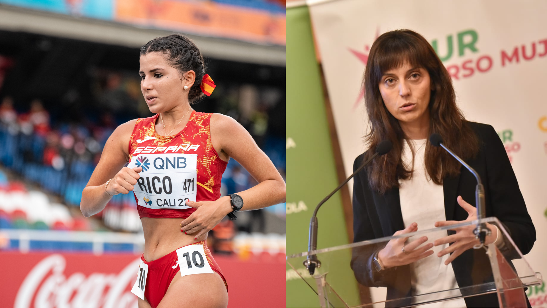 Eva Rico y Azucena Garanto, madrinas del Tour Universo Mujer en Huesca.