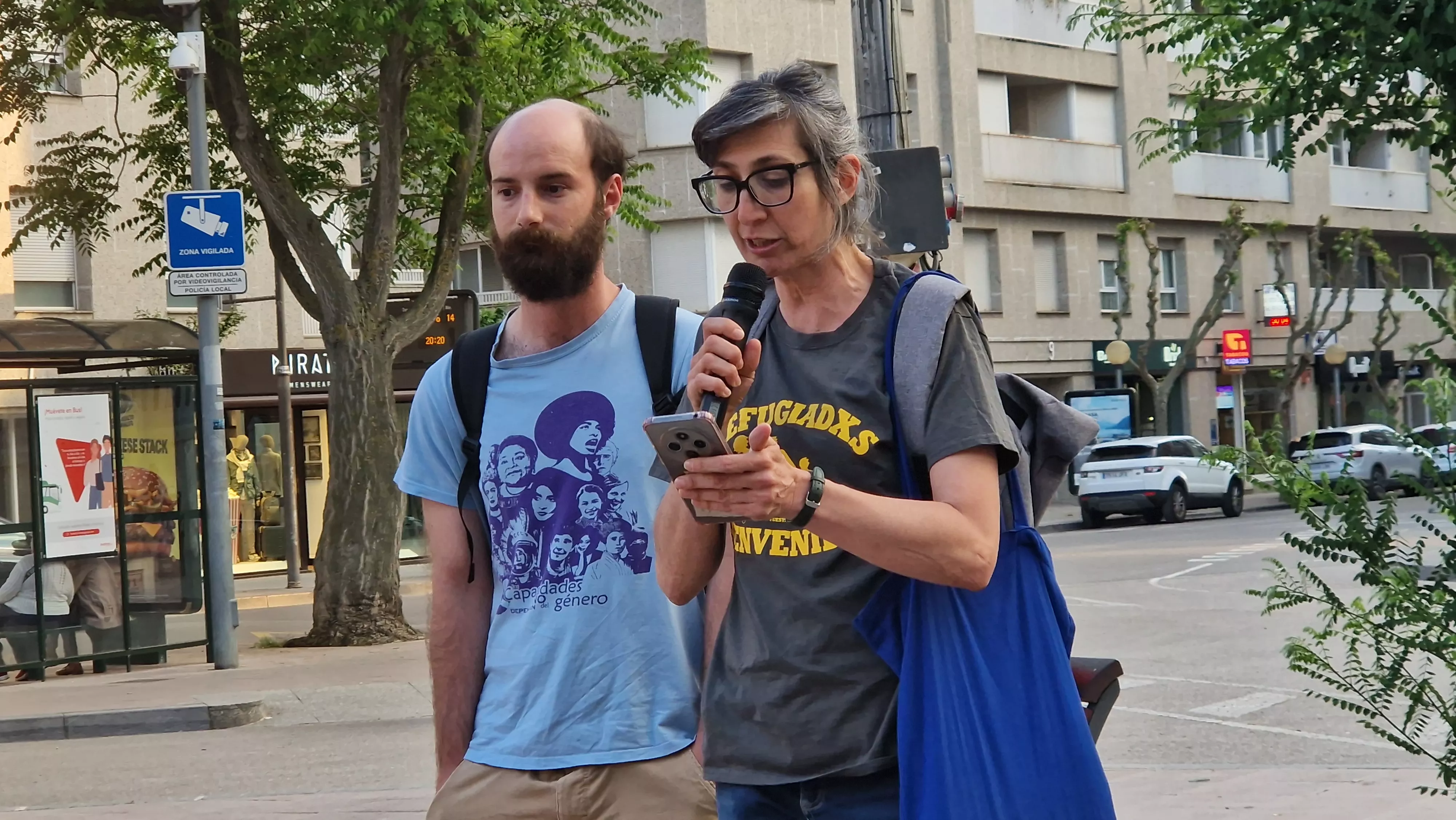 Círculo de Silencio de Bienvenidos Refugiados. Foto Myriam Martínez