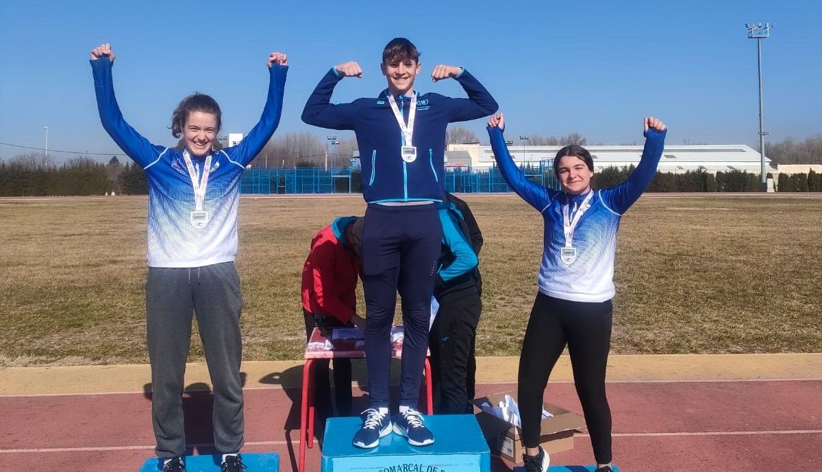 Marcos Ruiz ha arrasado en el Campeonato de Aragón de lanzamientos largos