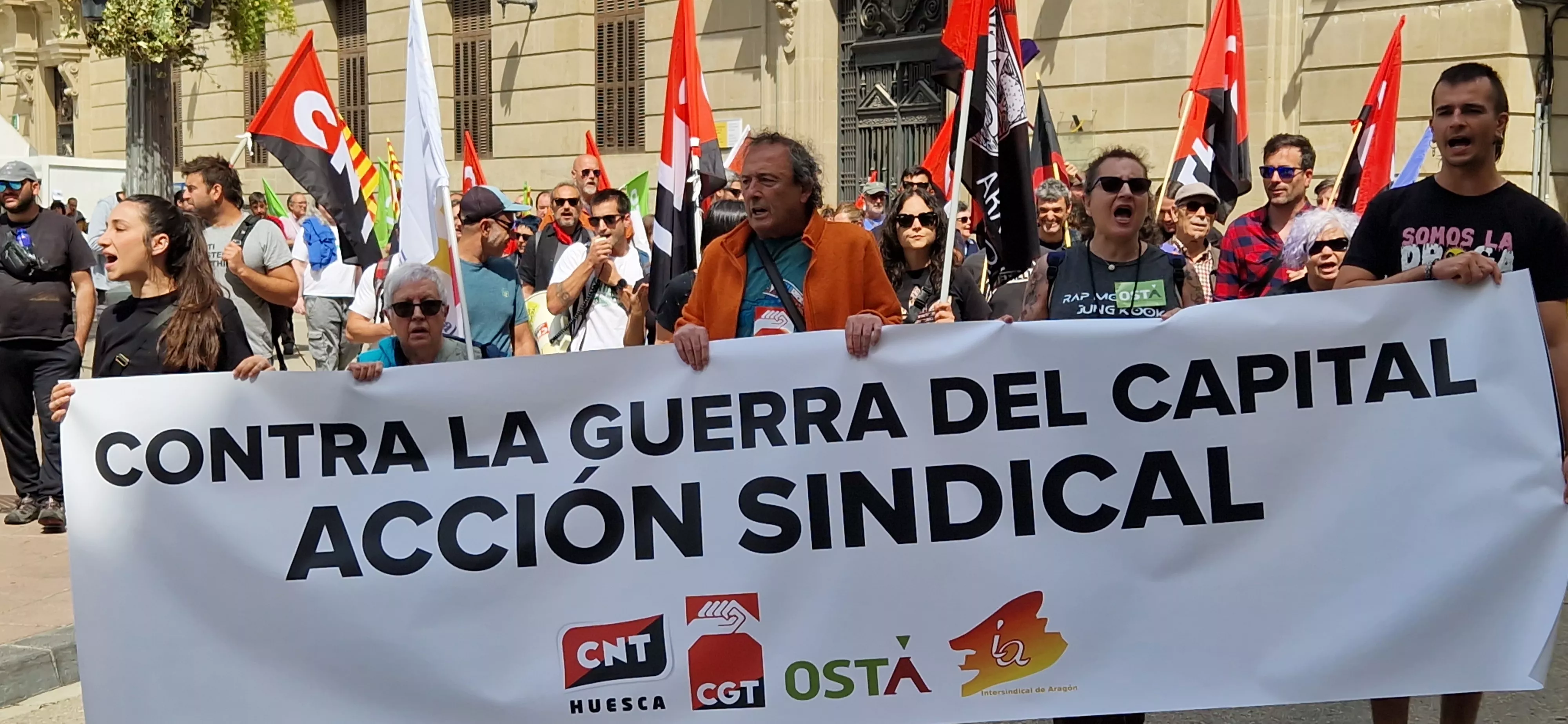 Manifestación del 1º de Mayo de CGT, CNT, OSTA e IA. Foto Myriam Martínez