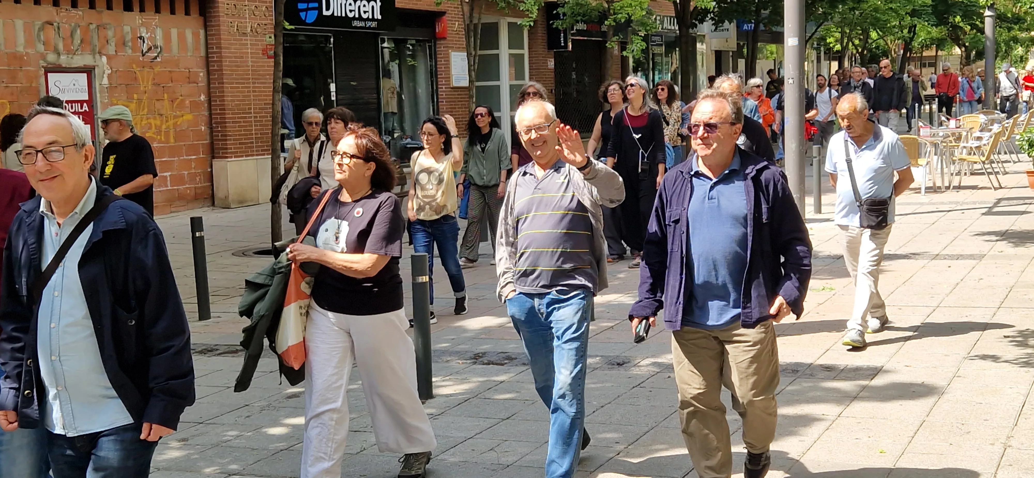 Manifestación del 1º de Mayo de CGT, CNT, OSTA e IA. Foto Myriam Martínez