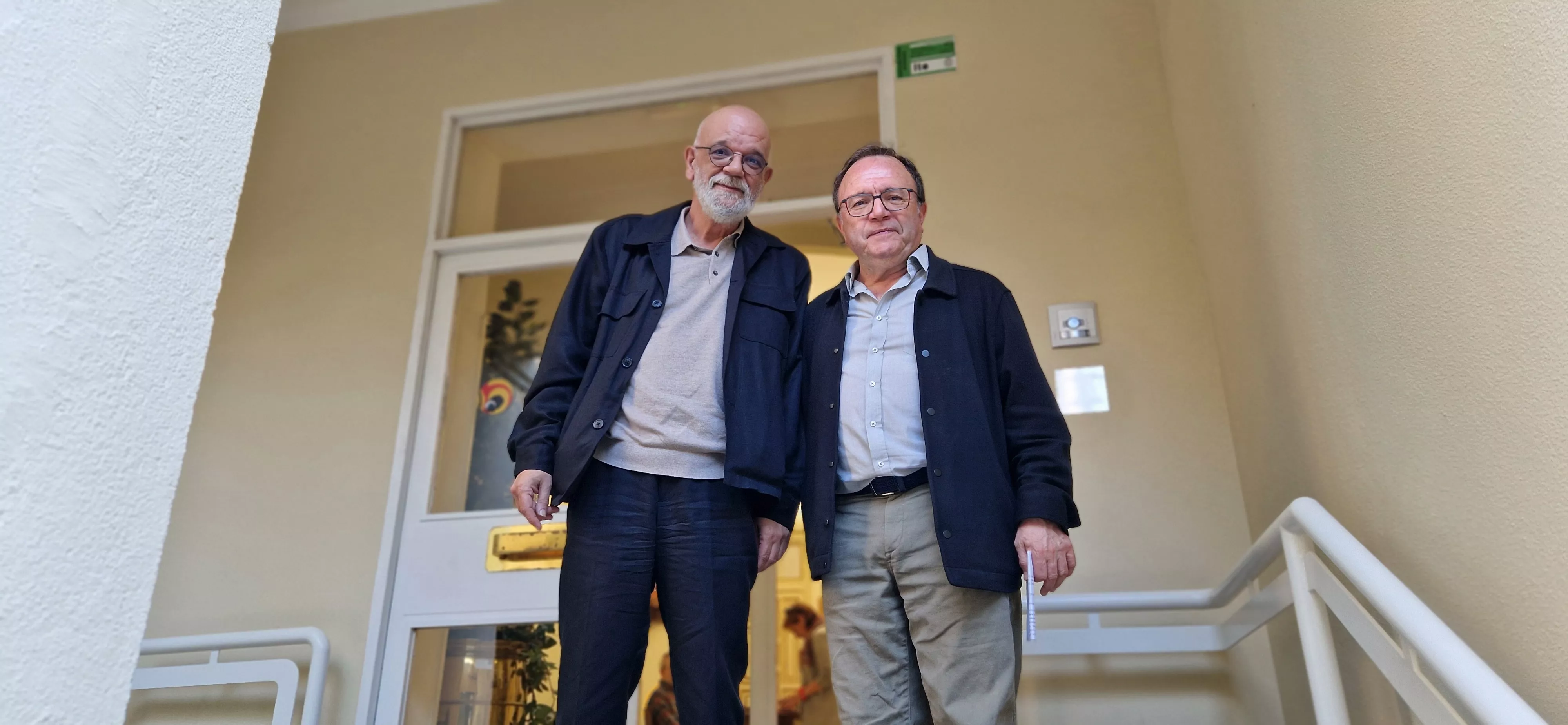 Juan Carlos Ara y José Domingo Dueñas. Foto Myriam Martínez