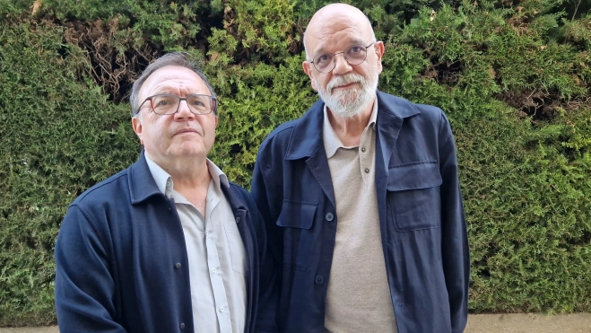 José Domingo Dueñas y Juan Carlos Ara. Foto Myriam Martínez