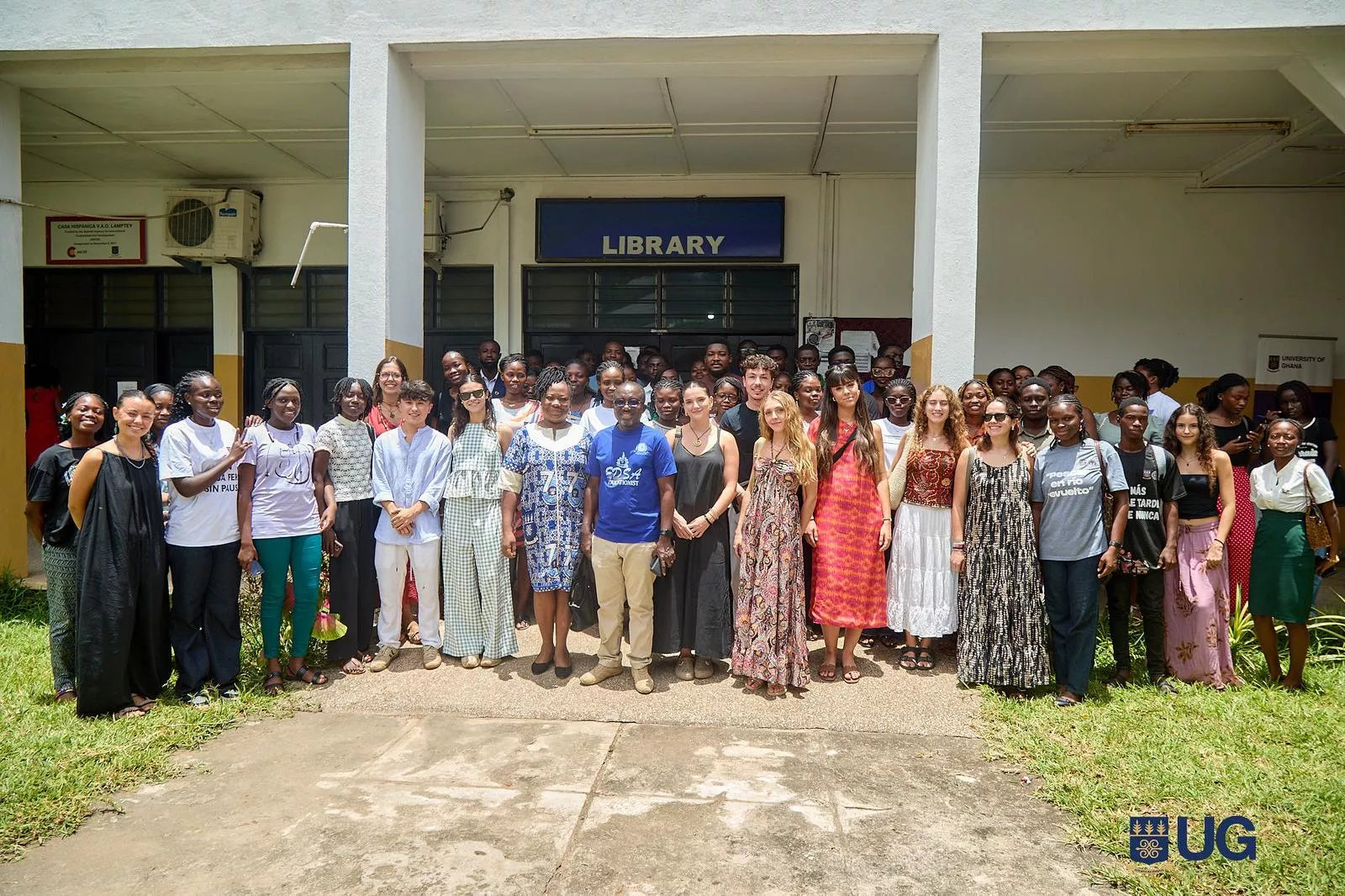 Claudia Albertos está viviendo una auténtica experiencia vital en Ghana.