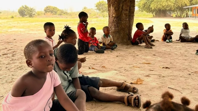Claudia Albertos está viviendo una auténtica experiencia vital en Ghana.